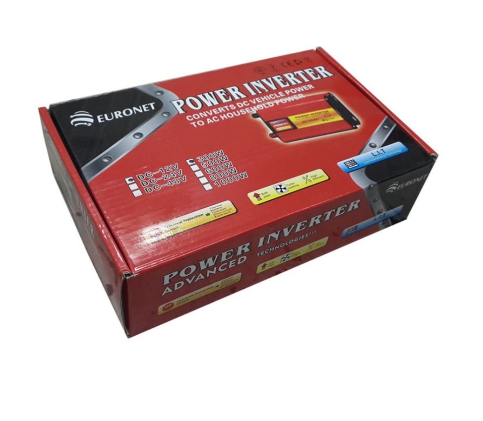 مبدل برق خودرو 500 وات یورونت 12V