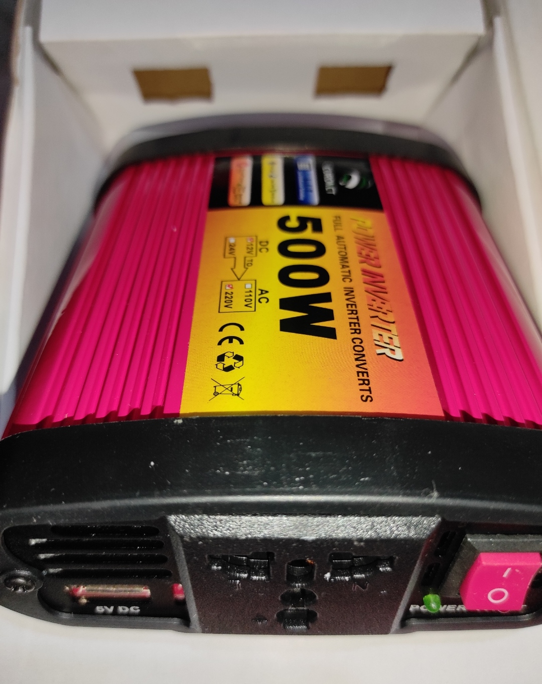 مبدل برق خودرو 500 وات یورونت 12V
